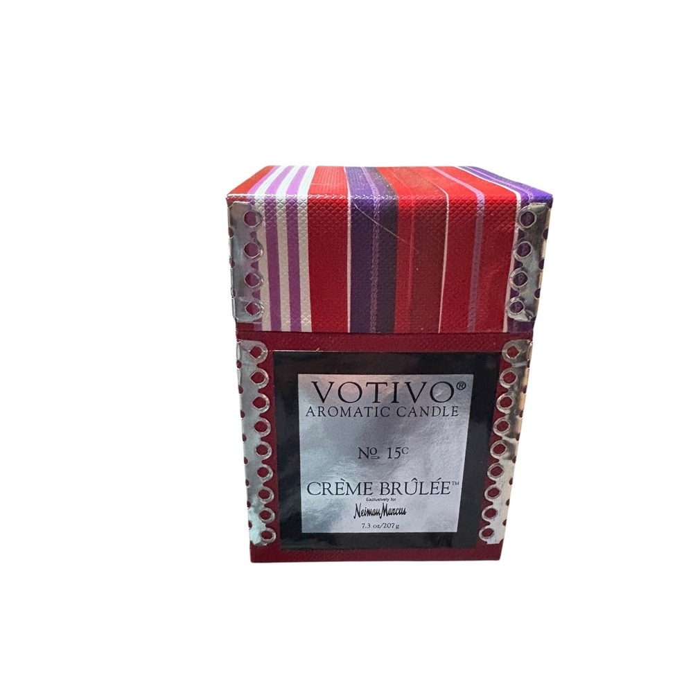Votivo Aromatic Candle No. 15C Crème Brûlée Neiman Marcus Exclusive 7.3oz NIB